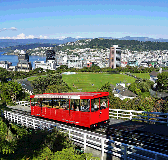 Wellington in New Zealand