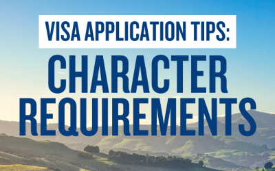 Visa Application tips: Character Requirements
