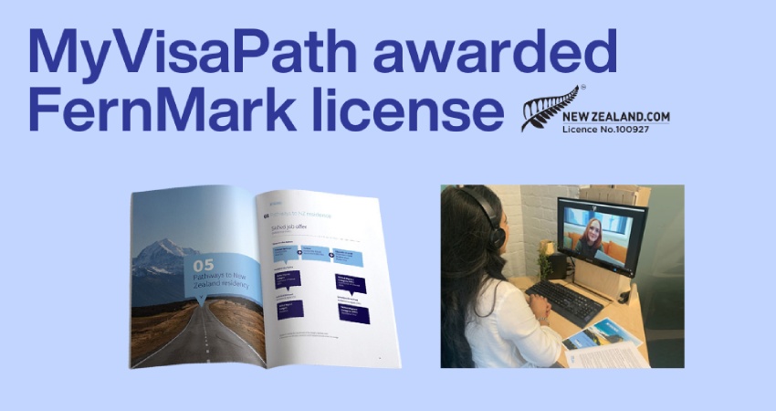 MyVisaPath awarded New Zealand FernMark license